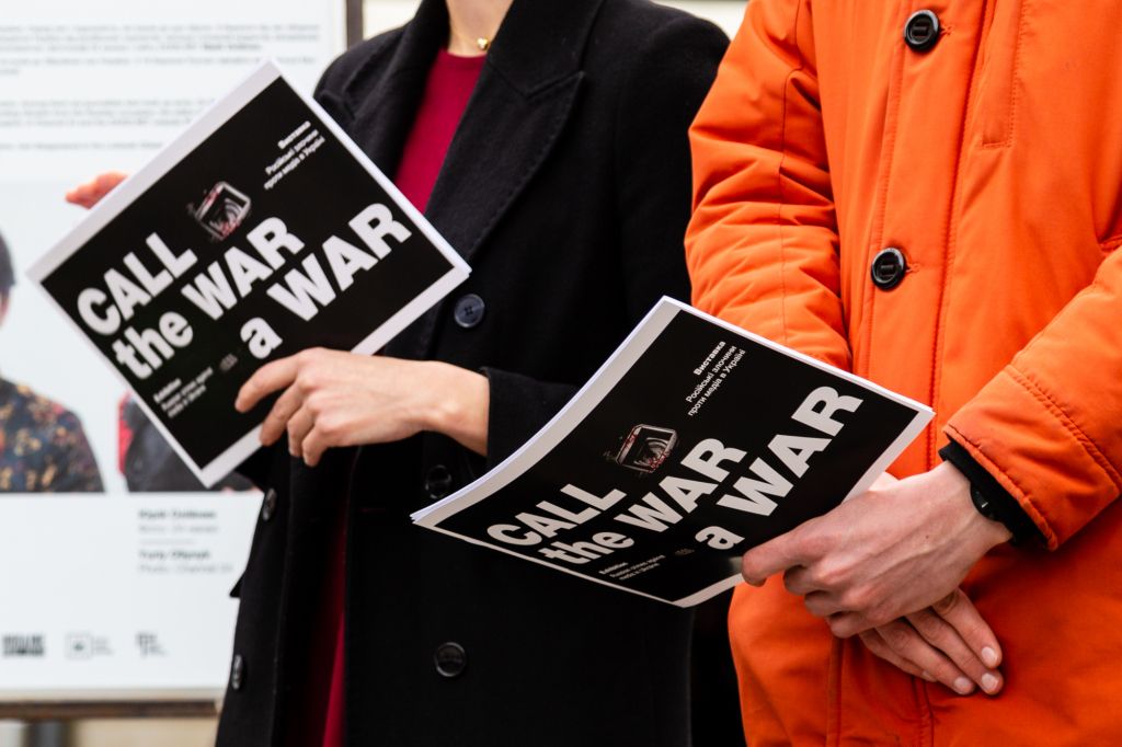 Russian Crimes Against Media in Ukraine: Solidarity Action With the Journalists Took Place in the Lviv city centre