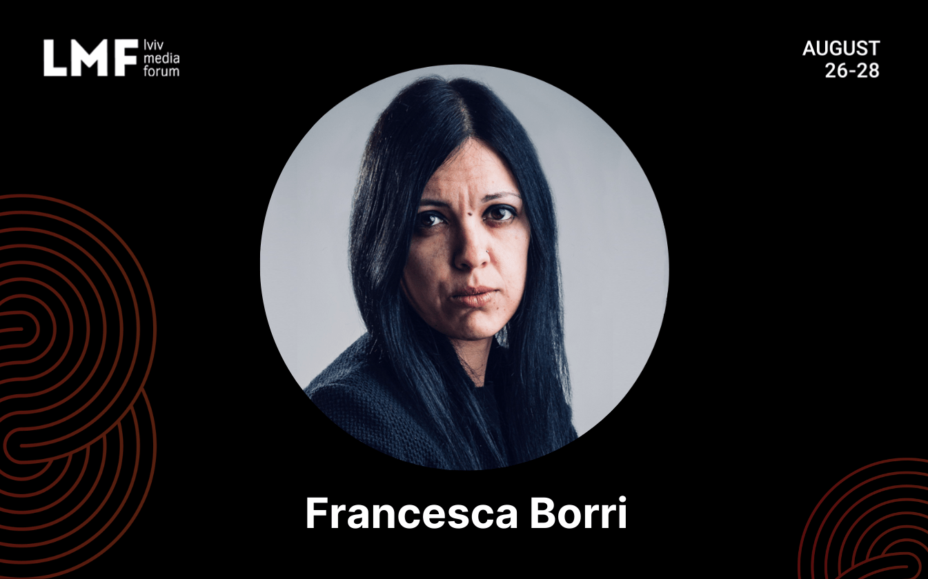 Ще одна спеціальна гостя LMF 2021 — італійська журналістка Франческа Боррі