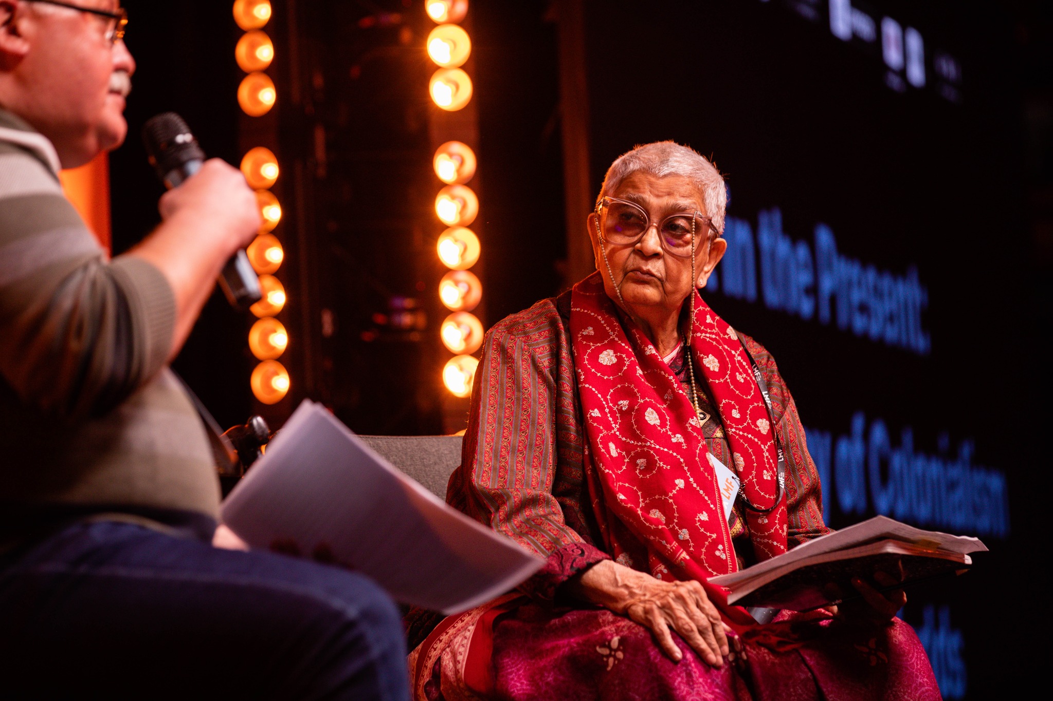 <i>Gayathri Chakravorty Spivak at the X LMF </i>